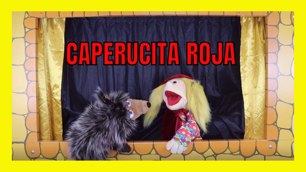 🎭 GUIÑOL para NIÑOS y NIÑAS (🔴Caperucita Roja🔴) 2021