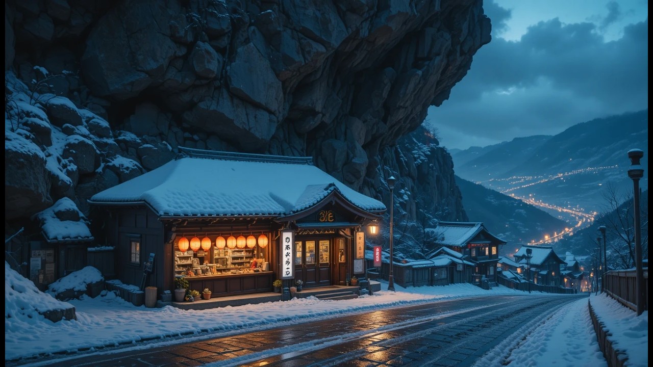 Snowy Night Lofi ❄️ Chill Beats to Study / Relax To