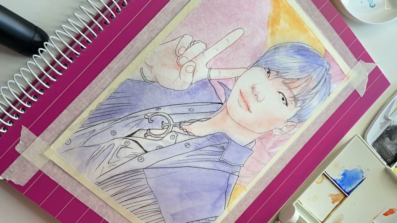 Speed Painting Jungkook | Hand-Drawn Portrait For My ARMY Best Friend