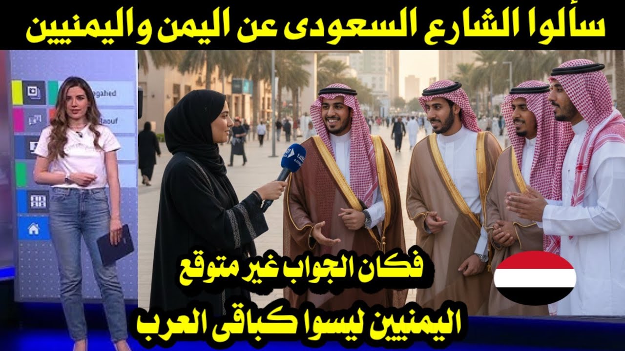 سألوا الشارع السعودى عن اليمن واليمنيين فكان الجواب غير متوقع/ اليمنيين ليسوا كباقى العرب 
