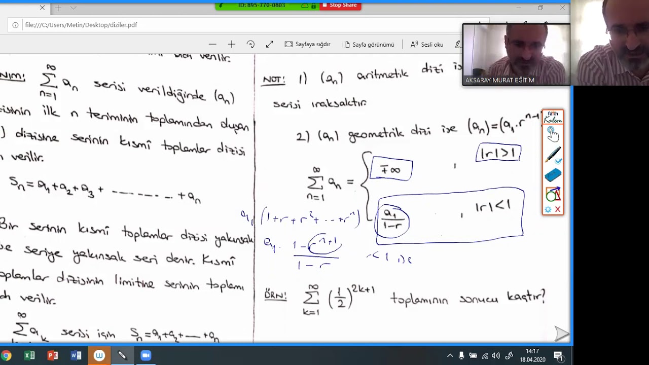 METİN HOCA ILE MATEMATIK &Ouml;ABT SERİLER