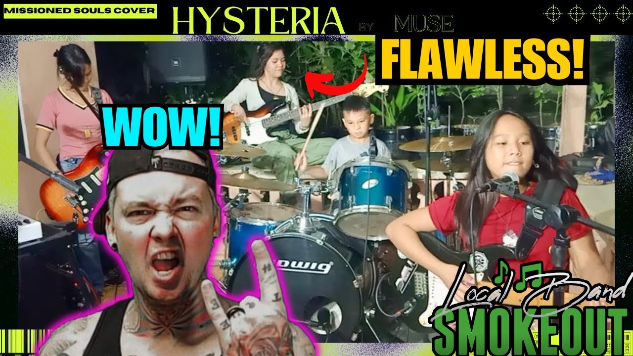 WHOA! Missioned Souls - Hysteria ( Reaction ) MUSE COVER
