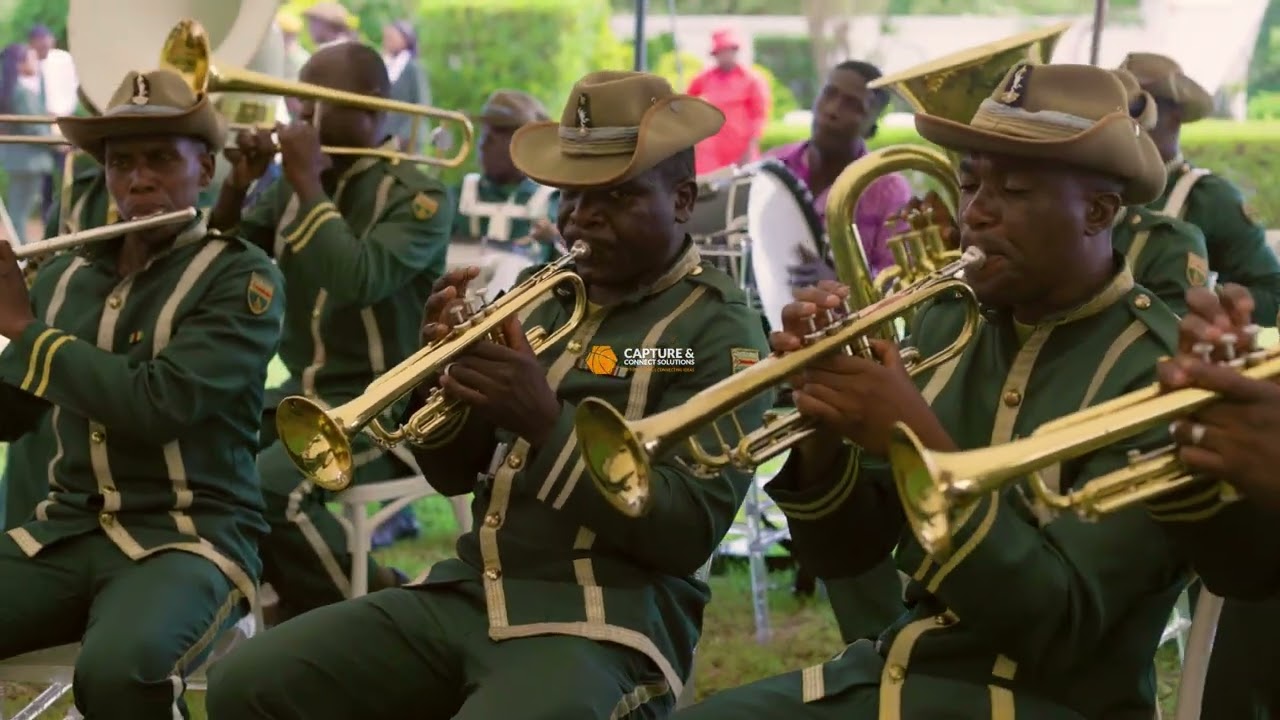 Zimbabwe National Army Performs Dhe Nhanha & Ndiye Mwanasikana at Military Wedding