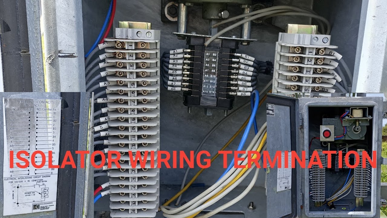 what's isolator wiring termination isolator ka wiring termination kese karte h