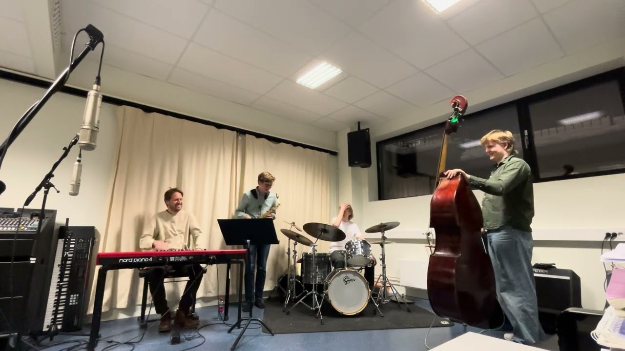 Prøvespill Erlend og Ingebrigt fra jazzlinja Molde vgs
