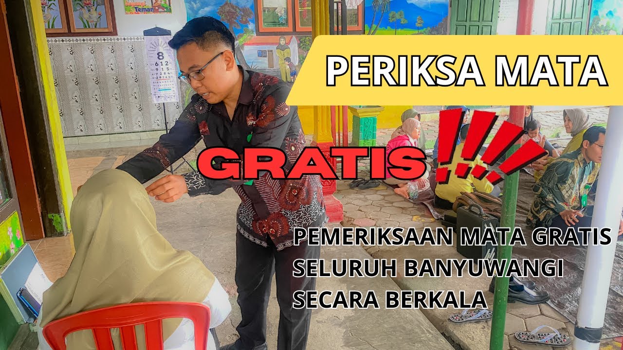 PERIKSA MATA GRATIS‼️ New RBC Optical 32 secara berkala di TK Khadijah 27 Purwoharjo