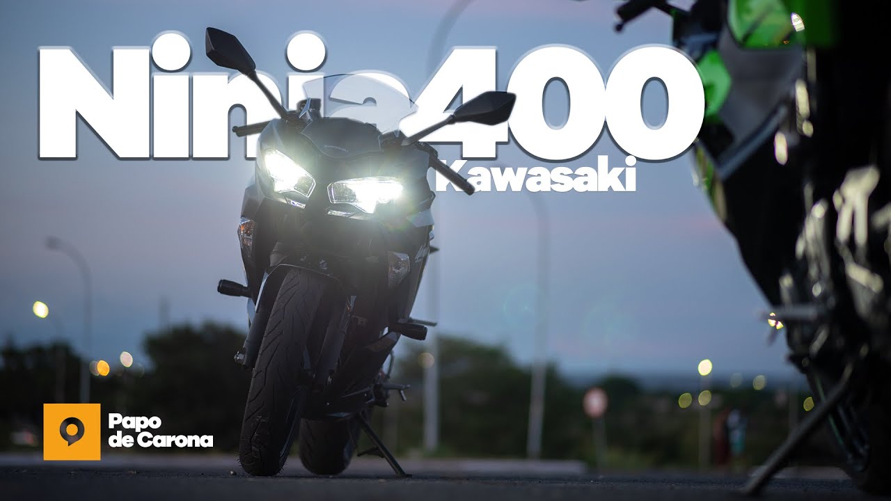 Kawasaki Ninja 400 no Papo de Carona