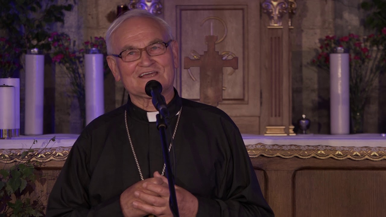 Vysk. Jonas Kauneckas ir saksofonistas Petras Vyšniauskas. Liudijimų vakaras. 2018 05 25