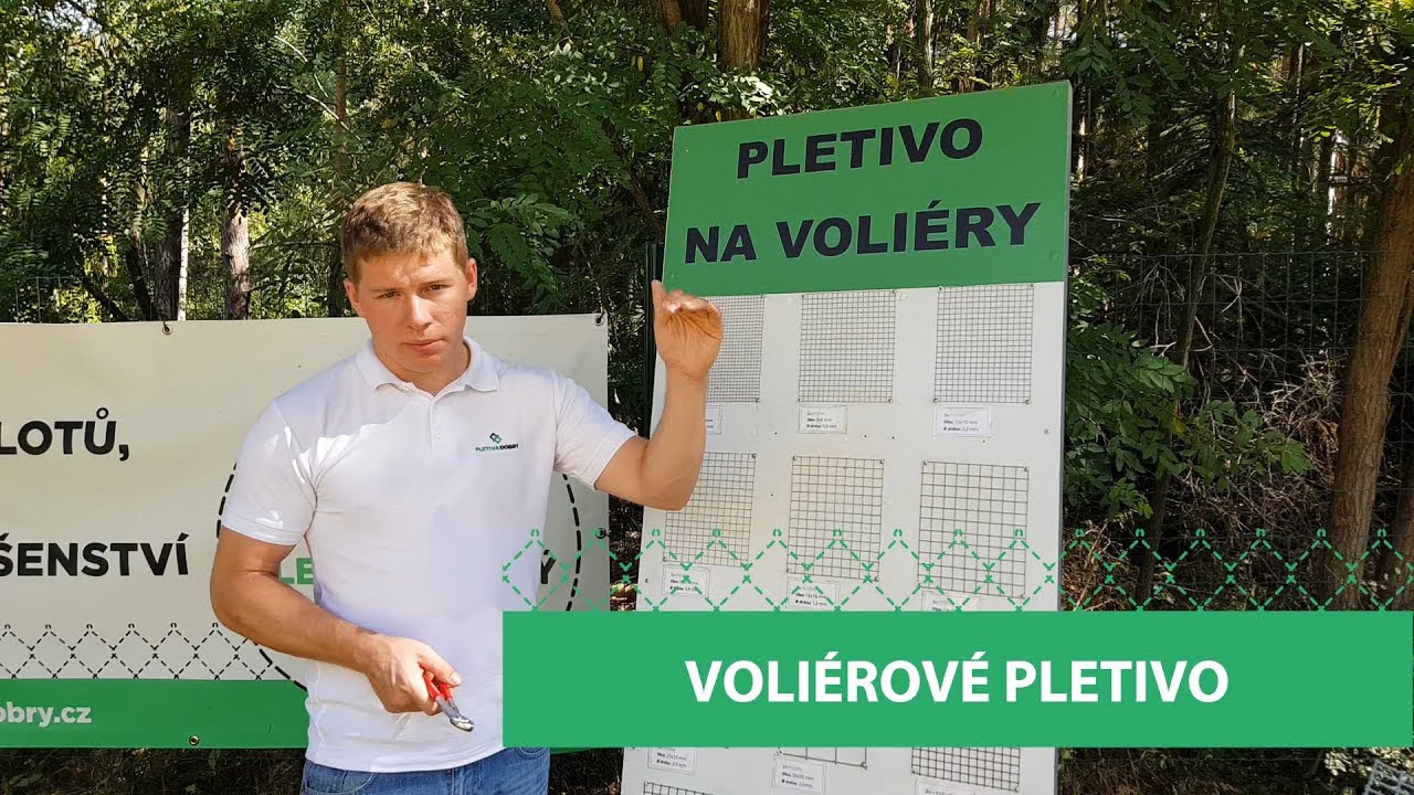 Voliérové pletivo - svařovaná síť pro stavbu klecí, kotců, voliér