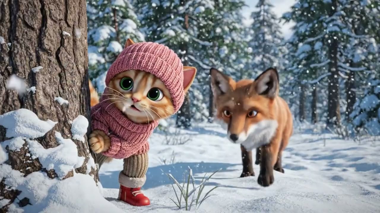 A Winter's Tale: The Brave Cat Family's Journey