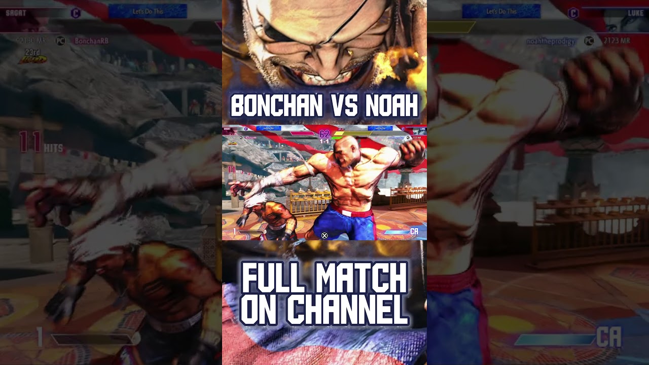 Bonchan INSANE Level 2 &rarr; Level 1 Combo 😱 Sagat Damage Is REAL | SF6 Shorts