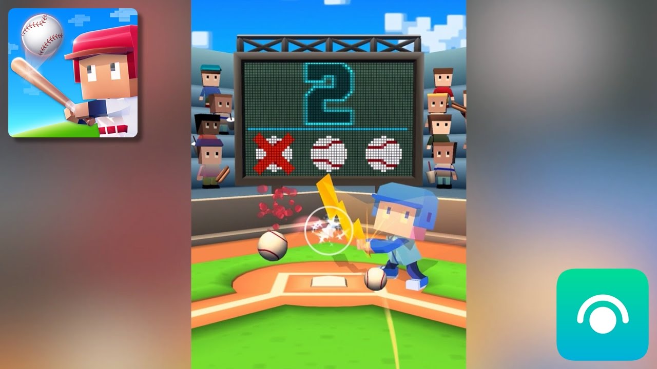 Blocky Baseball - Gameplay Showcase (iOS, Android)