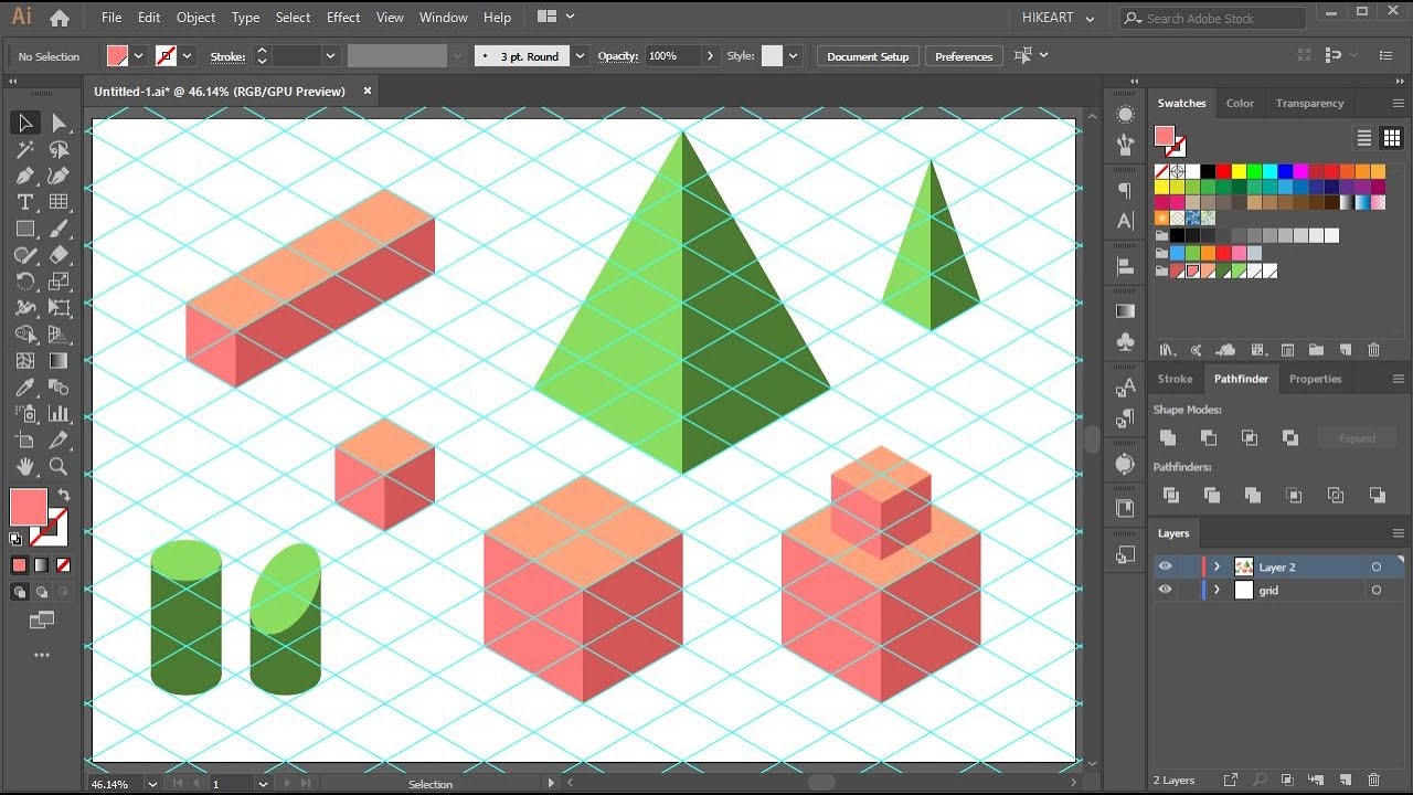 How to Create an Isometric Grid in Adobe Illustrator