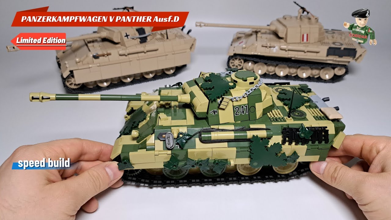 PANZERKAMPFWAGEN V PANTHER Ausf.D - Limited Edition - Cobi 2599 (speed build)