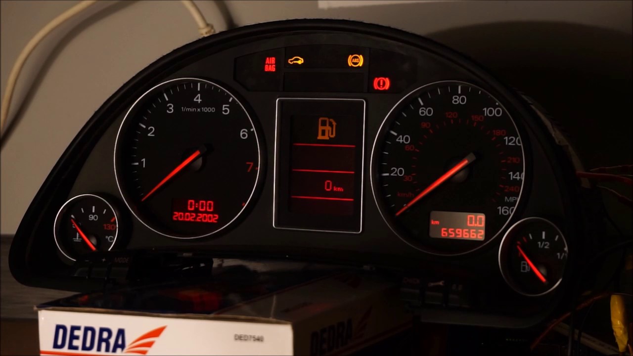 AUDI A4 STAGING Gauge test BOSCH RB4