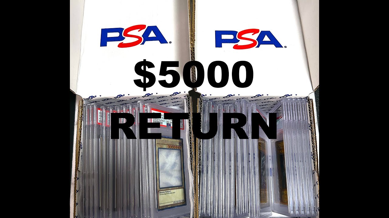 $5000 PSA Yu-Gi-Oh! Card Return: Re-grading works you guys