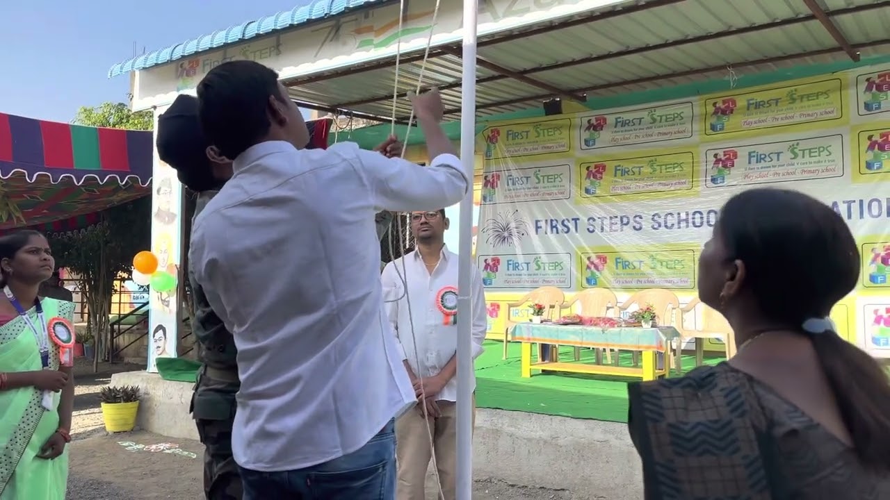 Republic Day Celebrations in First Steps Primary School, Ichoda.