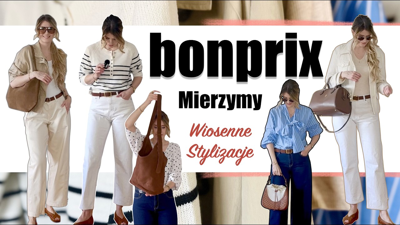 Mierzymy, Przegląd  Bonprix 🌸 Basic, Bazowe kolory! Podstawy Garderoby! Wiosenne Stylizacje!