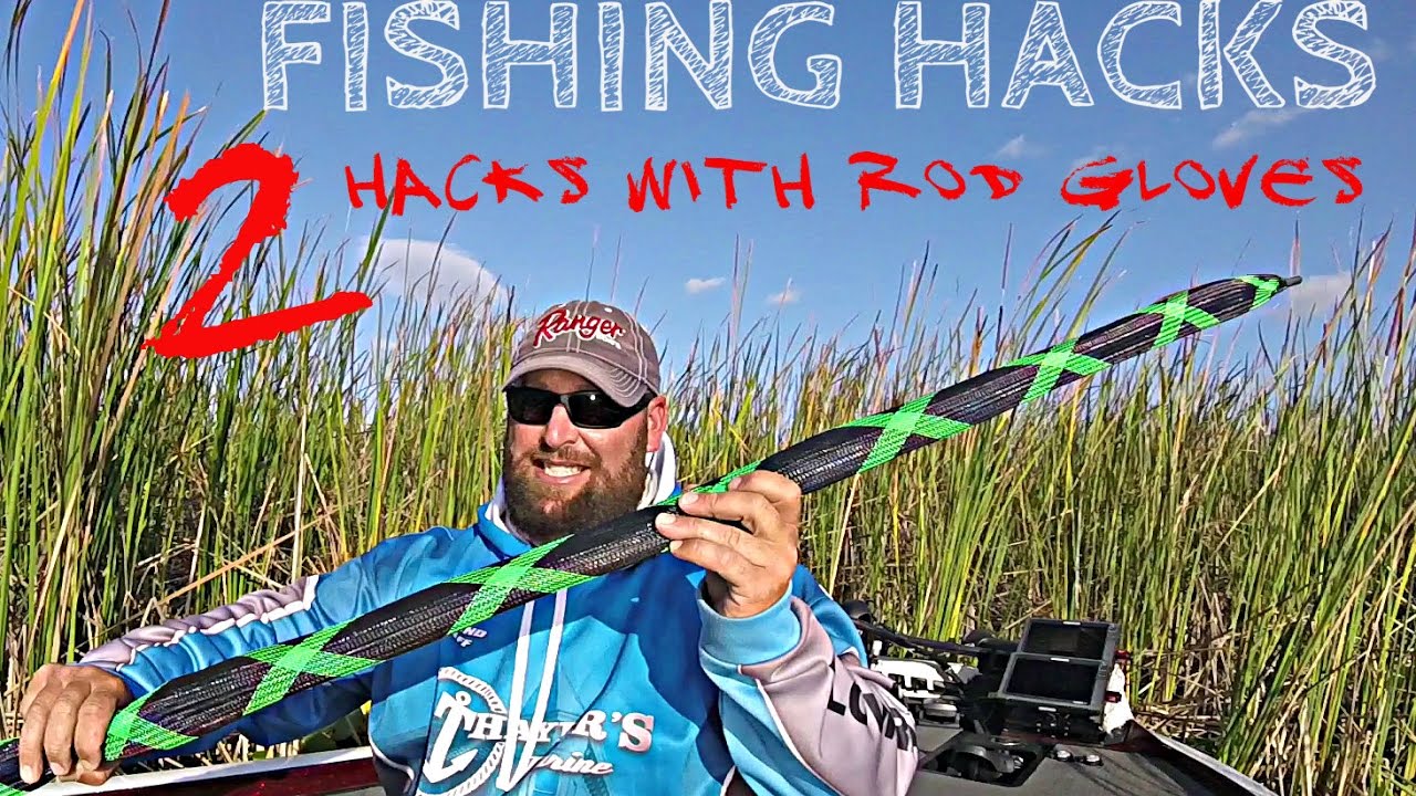 FISHING HACK with ROD GLOVES make a Custom Fit and Bundle Them