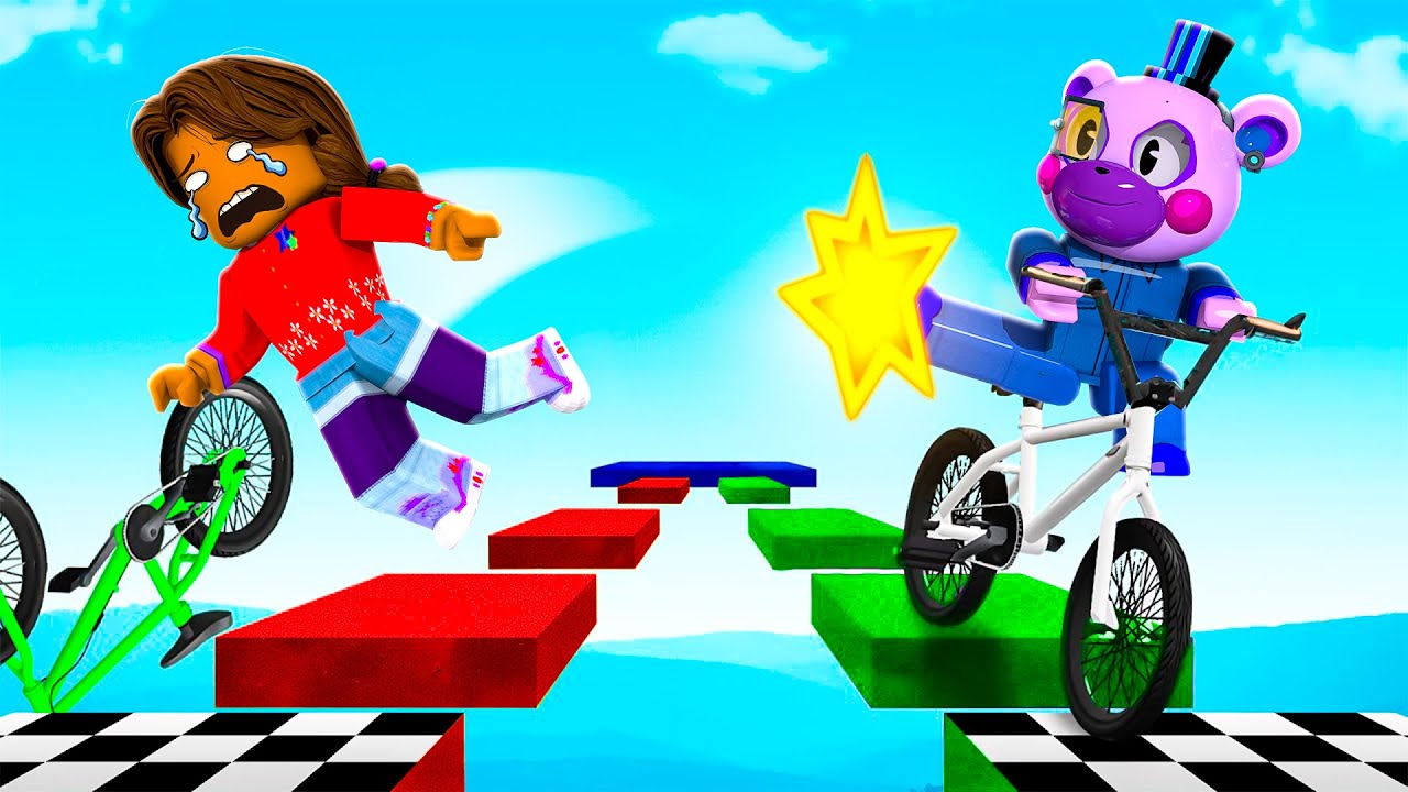 Roblox Obby, НО ТЫ НА ВЕЛОСИПЕДЕ