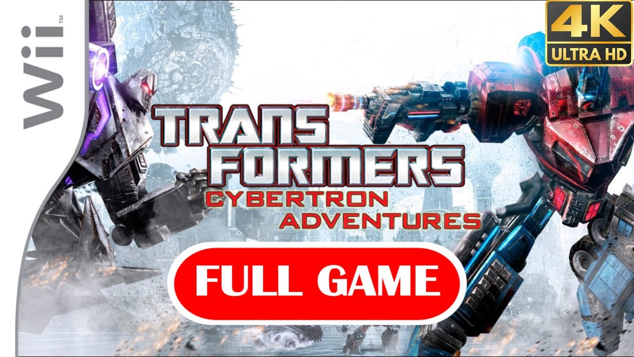 Transformers: Cybertron Adventures (Wii) | Full Game | No Commentary | 4K Ultra HD 60FPS