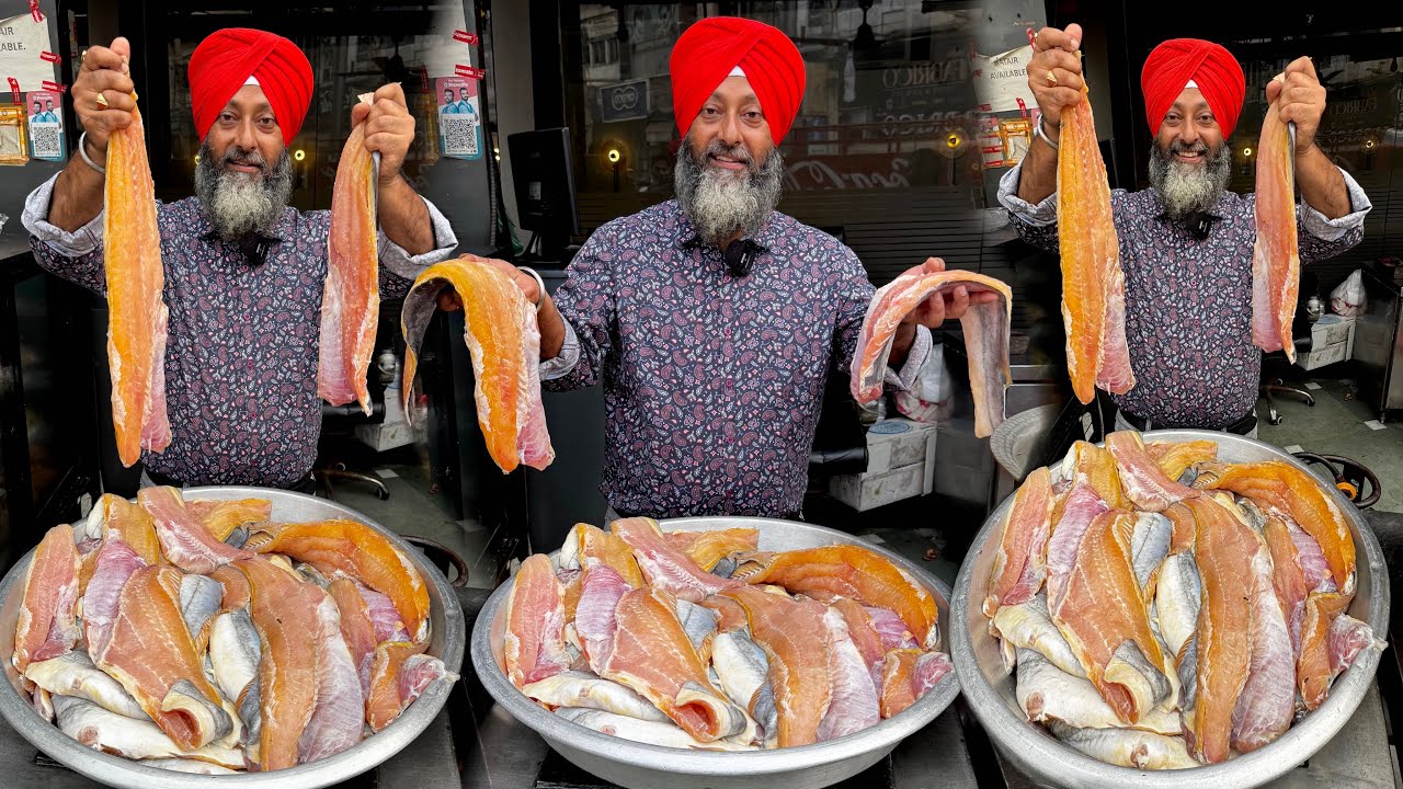 1987 से इंडिया की बेस्ट अमृतसरी फिश WORLD FAMOUS AMRITSARI FISH @ BUBBY FISH & CHICKEN | STREET FOOD