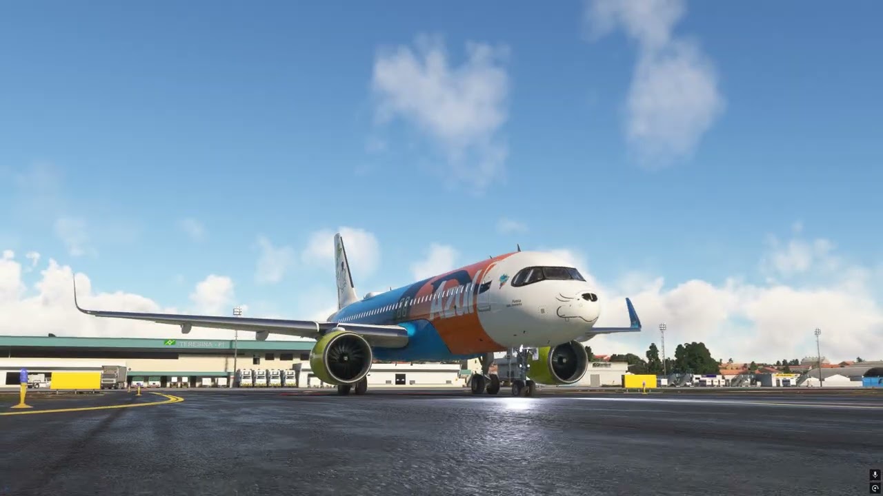 Airbus A320 do Pateta Decolando de Teresina