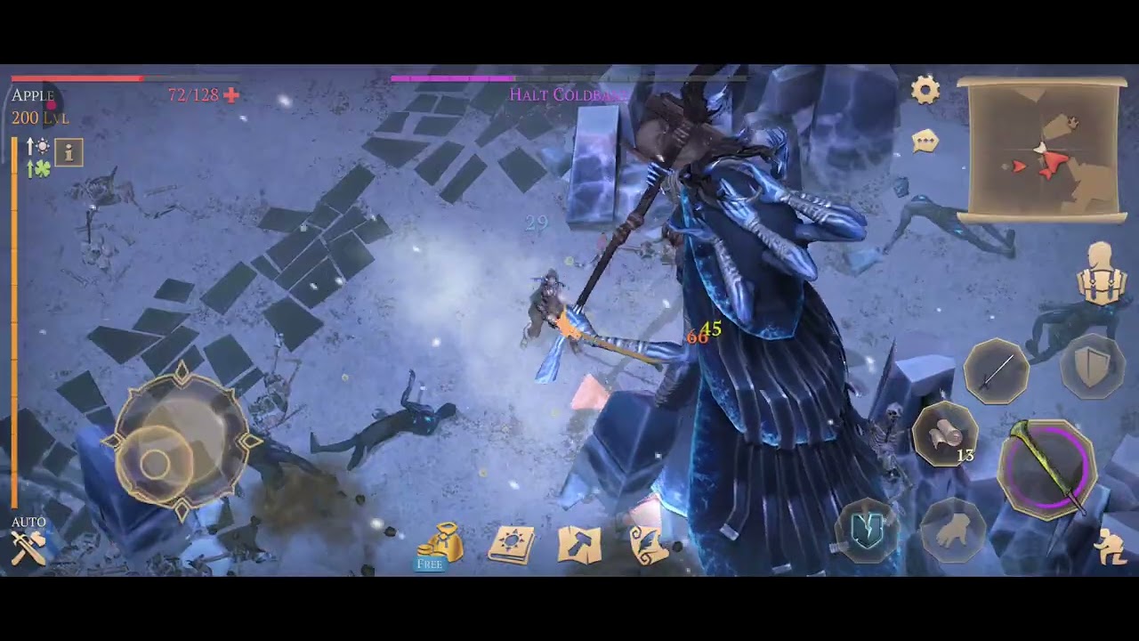 Grim Soul - Blade of Rampant Decay Vs Legendary Halt coldbane ×2