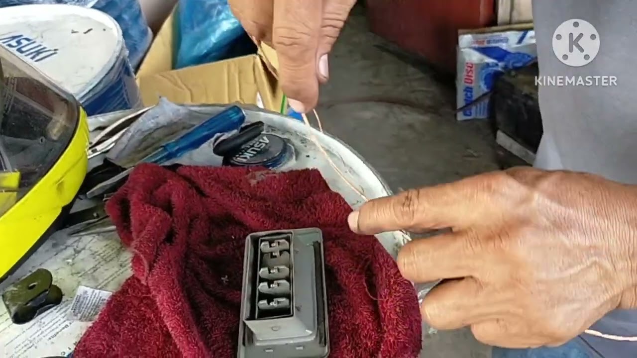 DIY air vent repair, pajero field master (tagalog tutorial)