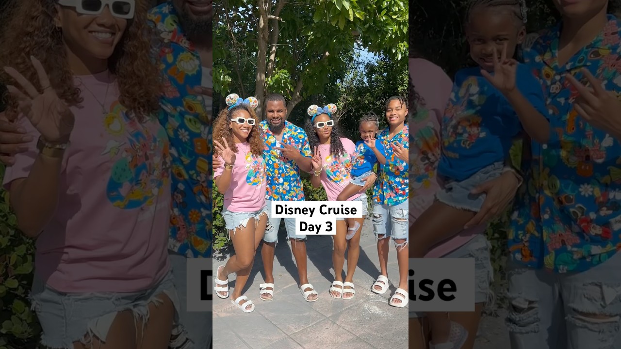 Day 3 of our Disney Dream cruise 🥹💙