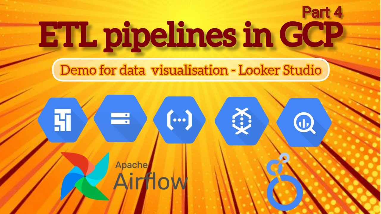 Looker Studio Dashboard with BigQuery Data | ETL Pipeline Tutorial with GCP | Part 4