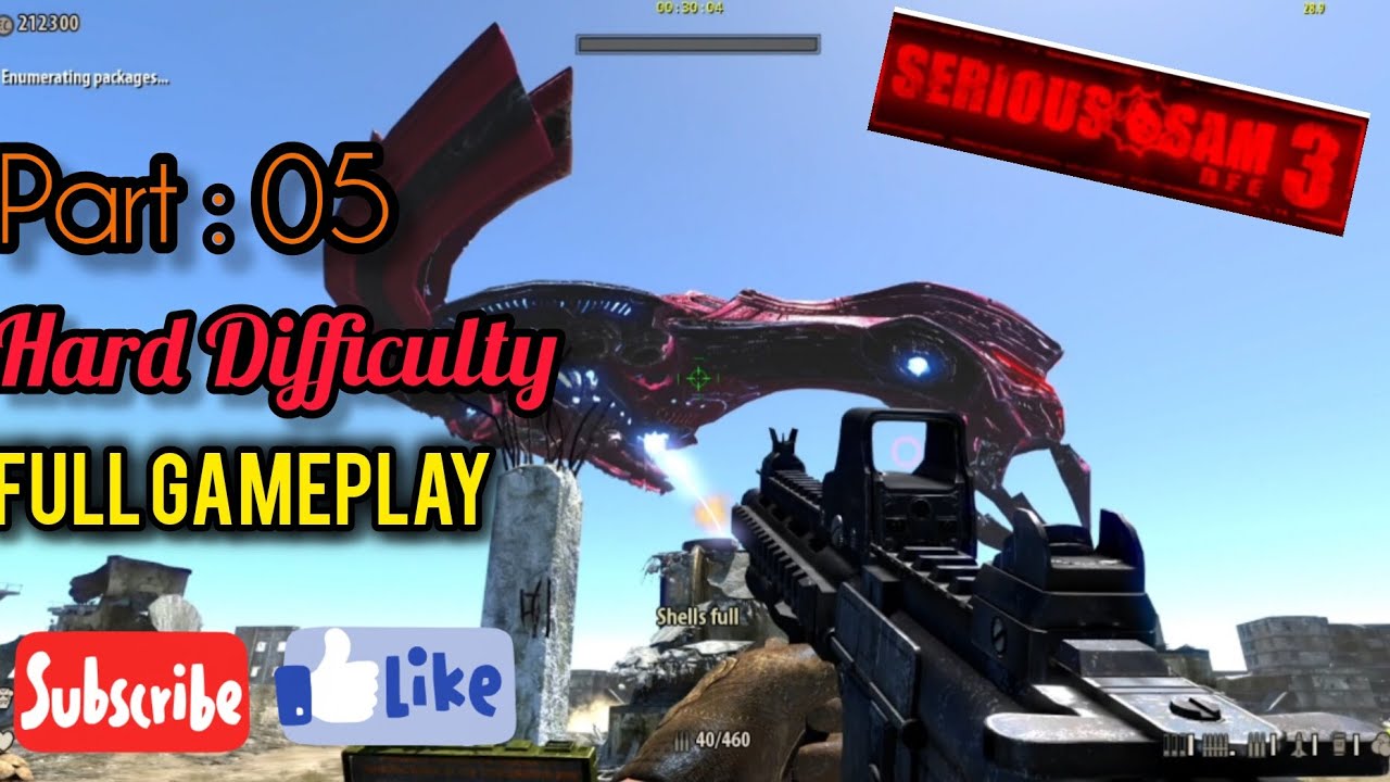 Part : 05 | Level: Under The Iron Cloud | Hard Difficulty | Serious Sam 3: BFE