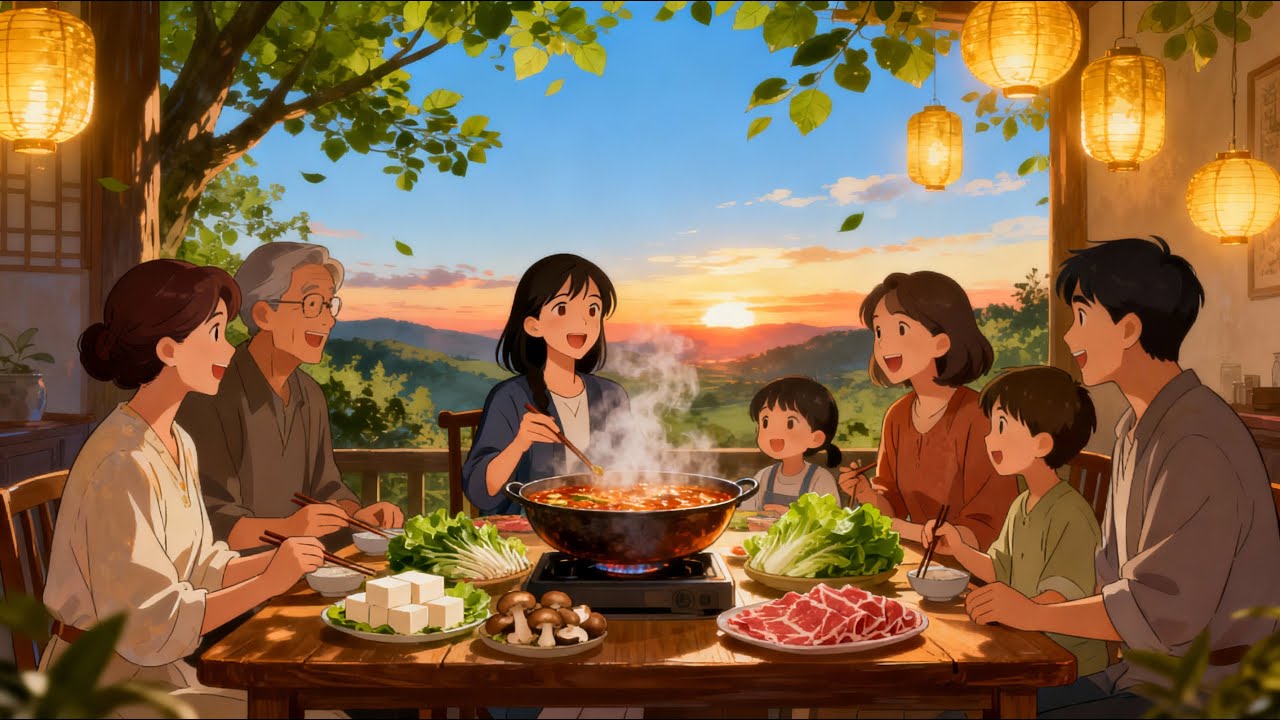 Ghibli Village Life | Cooking, Gardening & Peaceful Sunsets in the Countryside