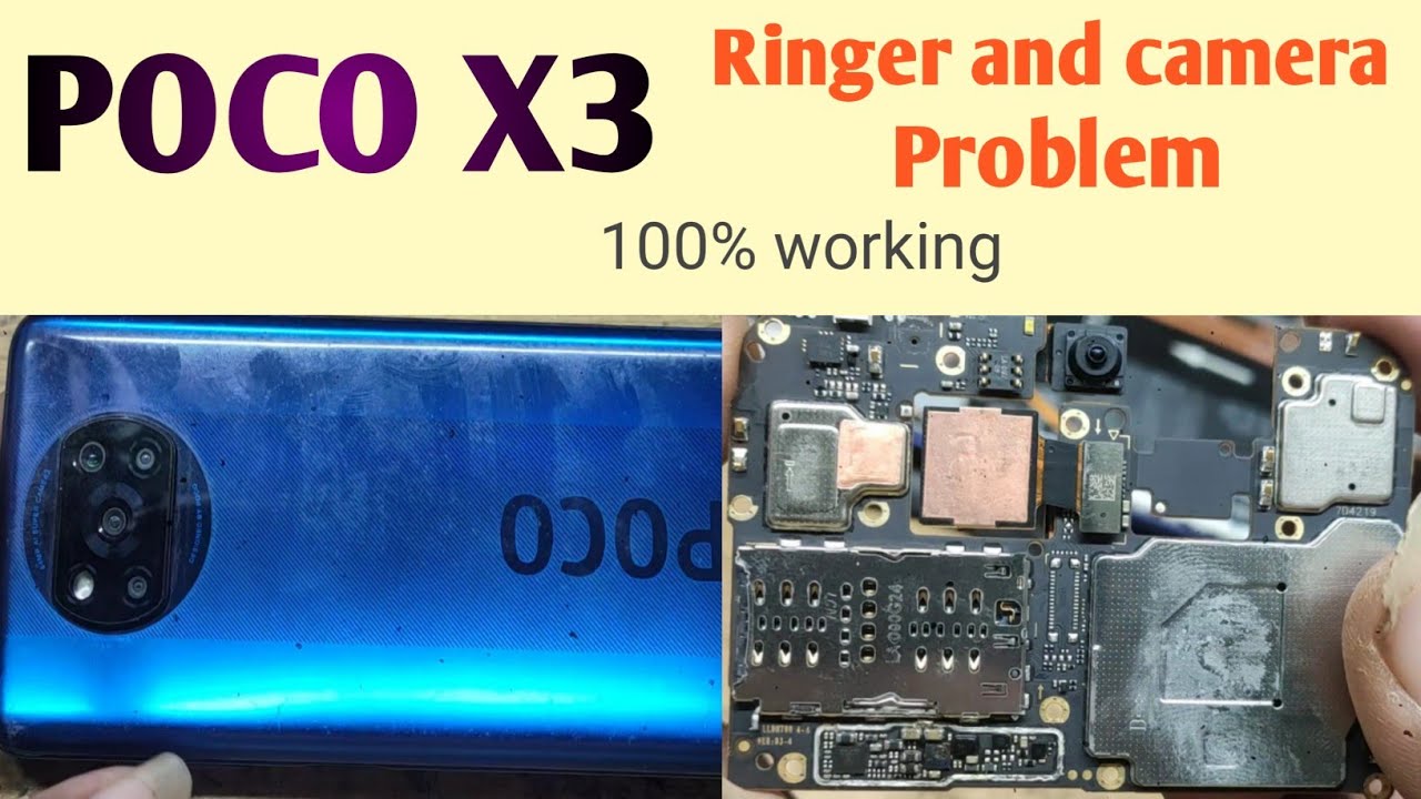 poco X3 ringer and camera not working fix || poco X3 ringer problem solution
