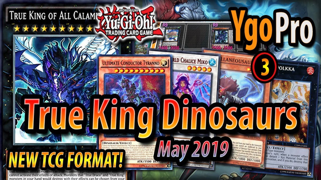 True King DINOSAURS | NEW TCG FORMAT! (May 2019)