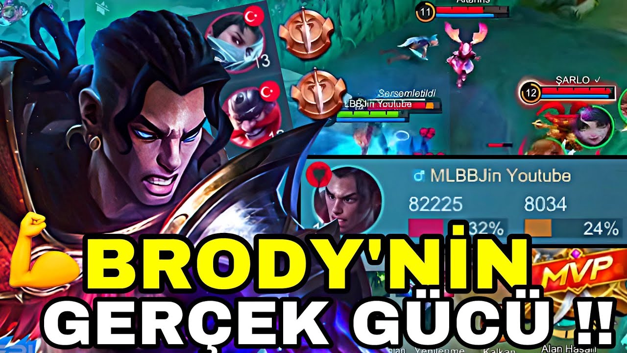 BRODY'NİN GERÇEK GÜCÜ !! 2 VS 1 NASIL OYNANIR ? Jin | Mobile Legends