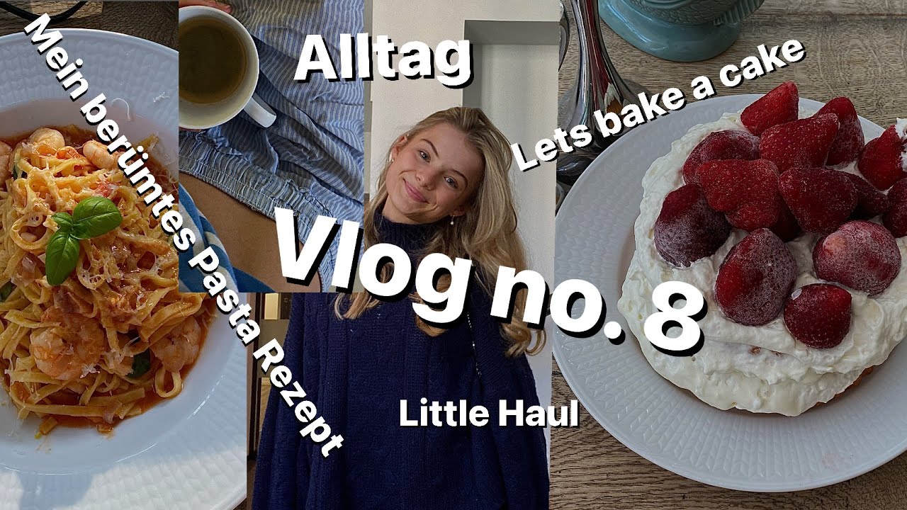Vlog No.8 🍓🛍🍝🍰🌞