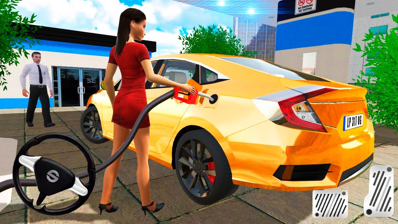 Civic Driving Simulator - Honda Civic Primary Paints: Car Games | Android GamePlay