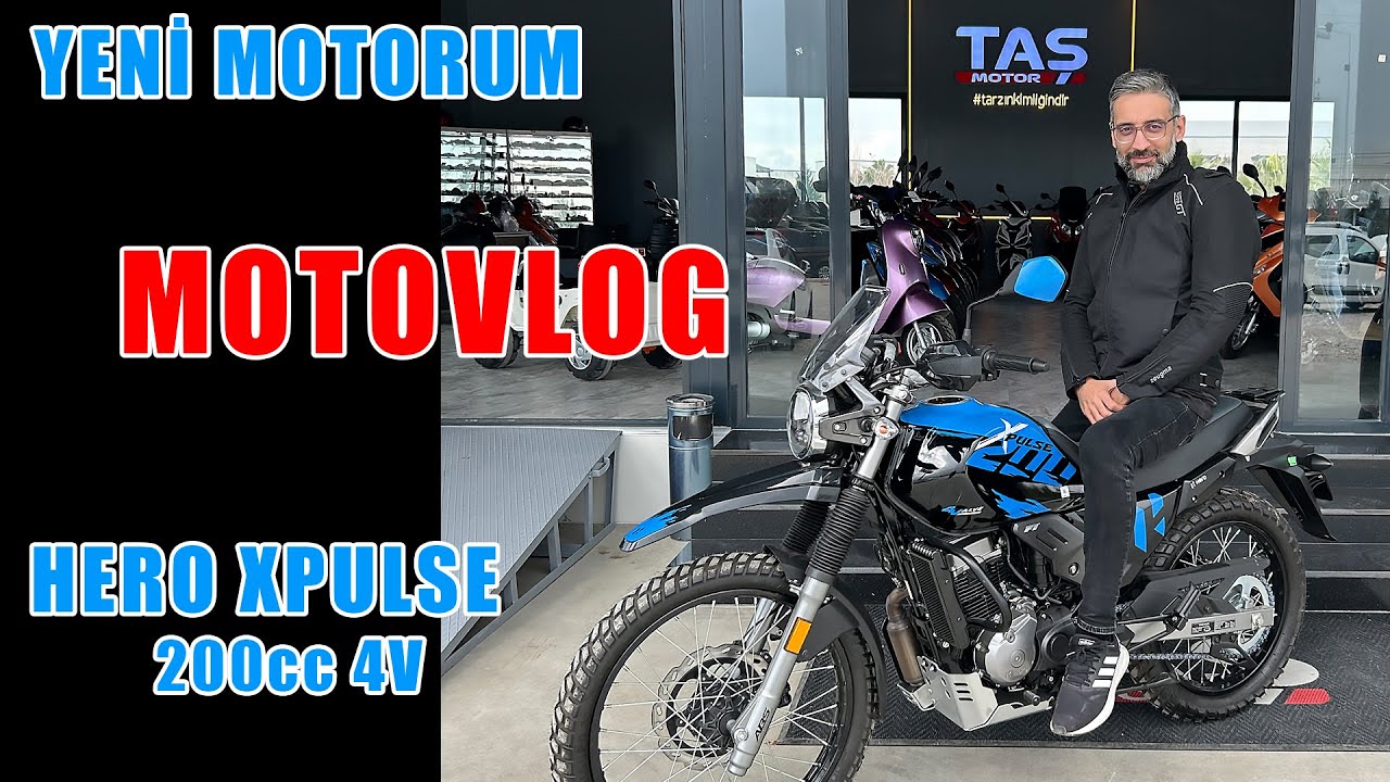 MOTOR ALDIM - MOTORA BAŞLIYORUM - HERO XPULSE 200 4V BAŞLANGIÇ MOTORUM