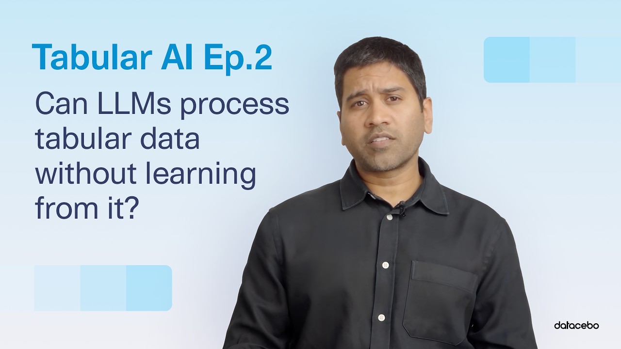 Can LLMs Process Tabular Data Without Learning From It?  | Tabular AI Ep. 2