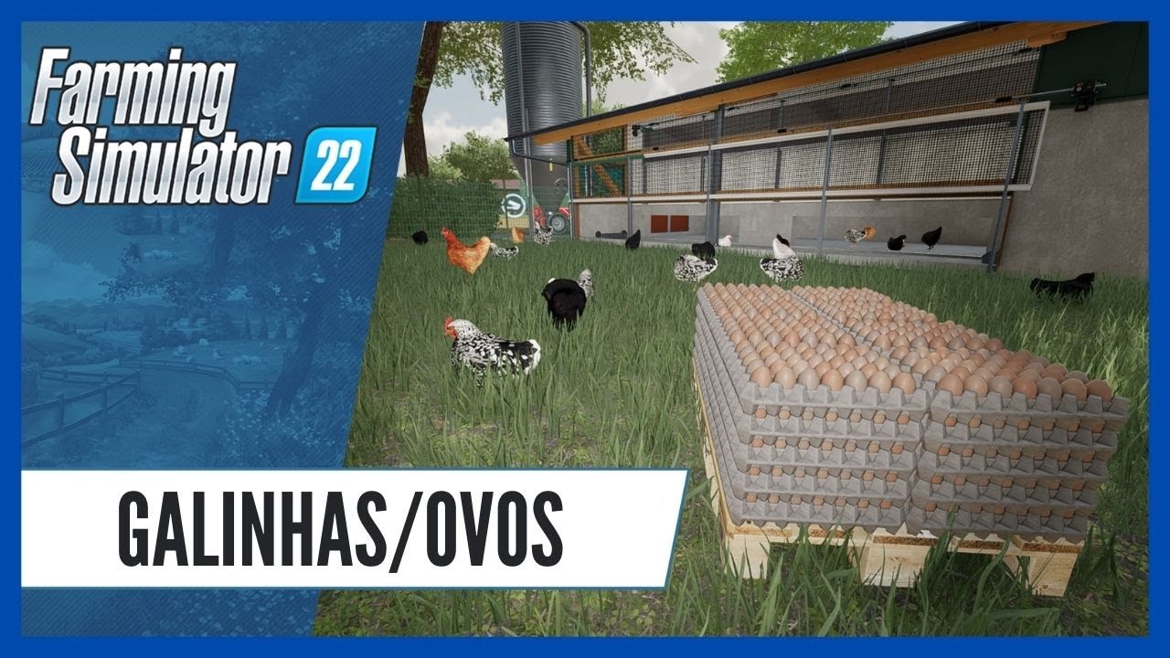 Como alimentar as galinhas, vender os ovos e vender o galinheiro | FARMING SIMULATOR 22