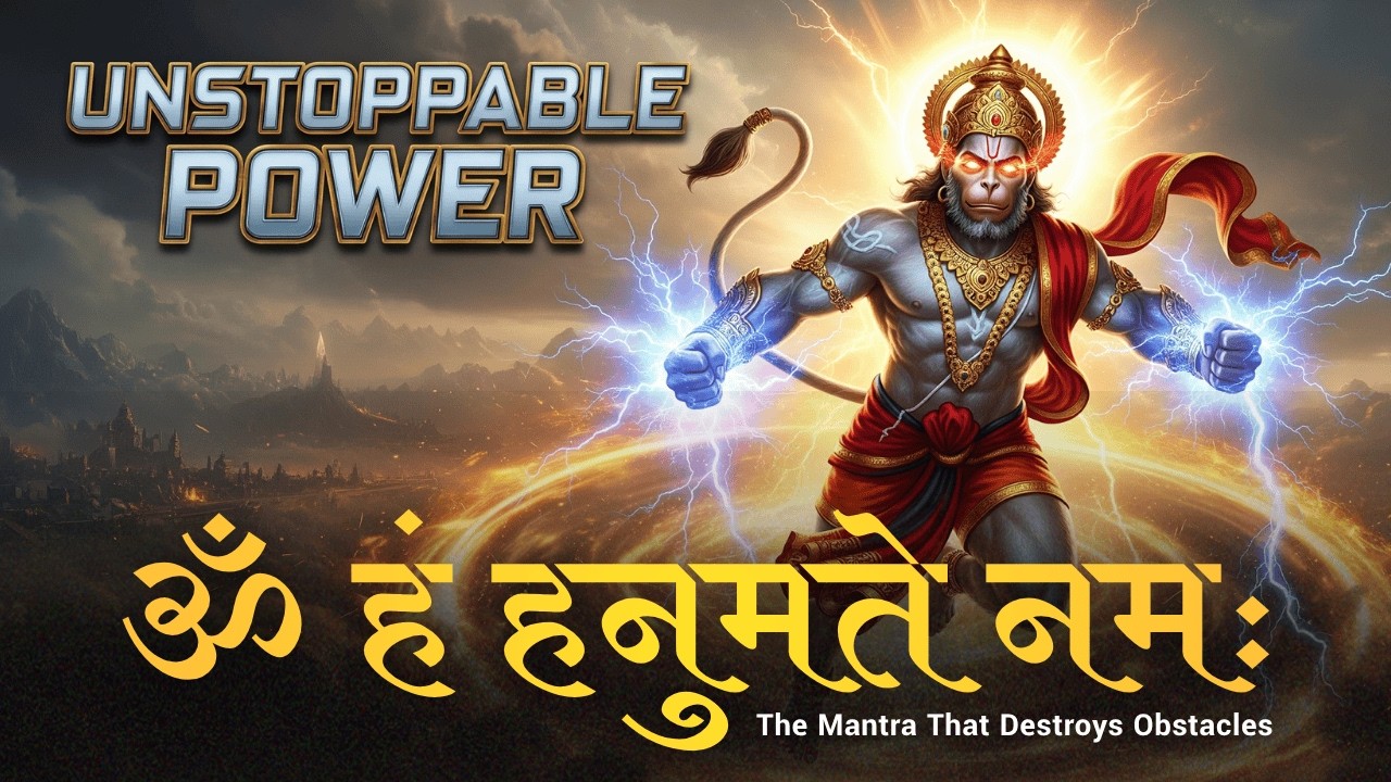 Om Han Hanumate Namah ॐ हं हनुमते नमः (Hanuman Beej Mantra) | The Ultimate Obstacle Destroyer Mantra