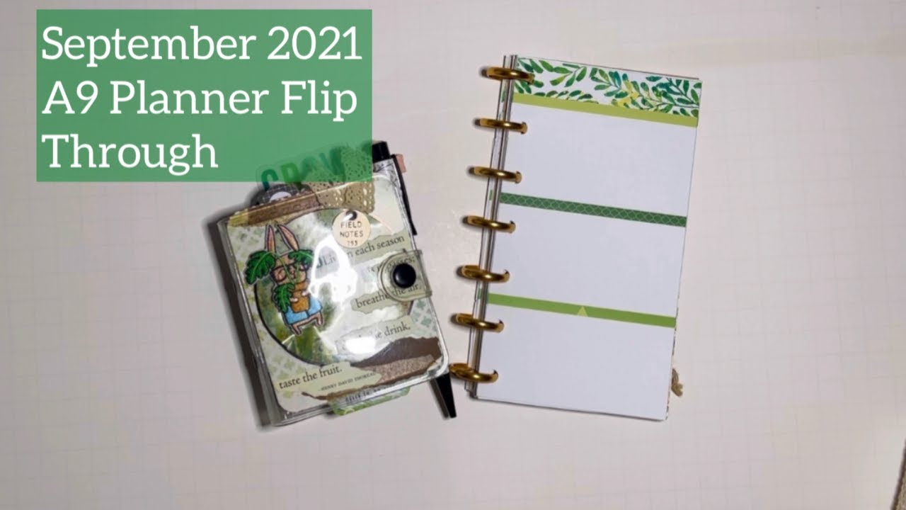 A9 Planner Flip Through