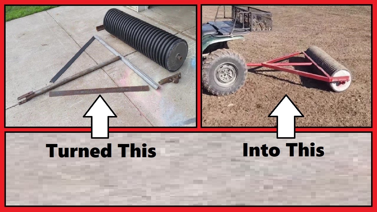 Food Plot Cultipacker Roller - Built With Culvert Pipe