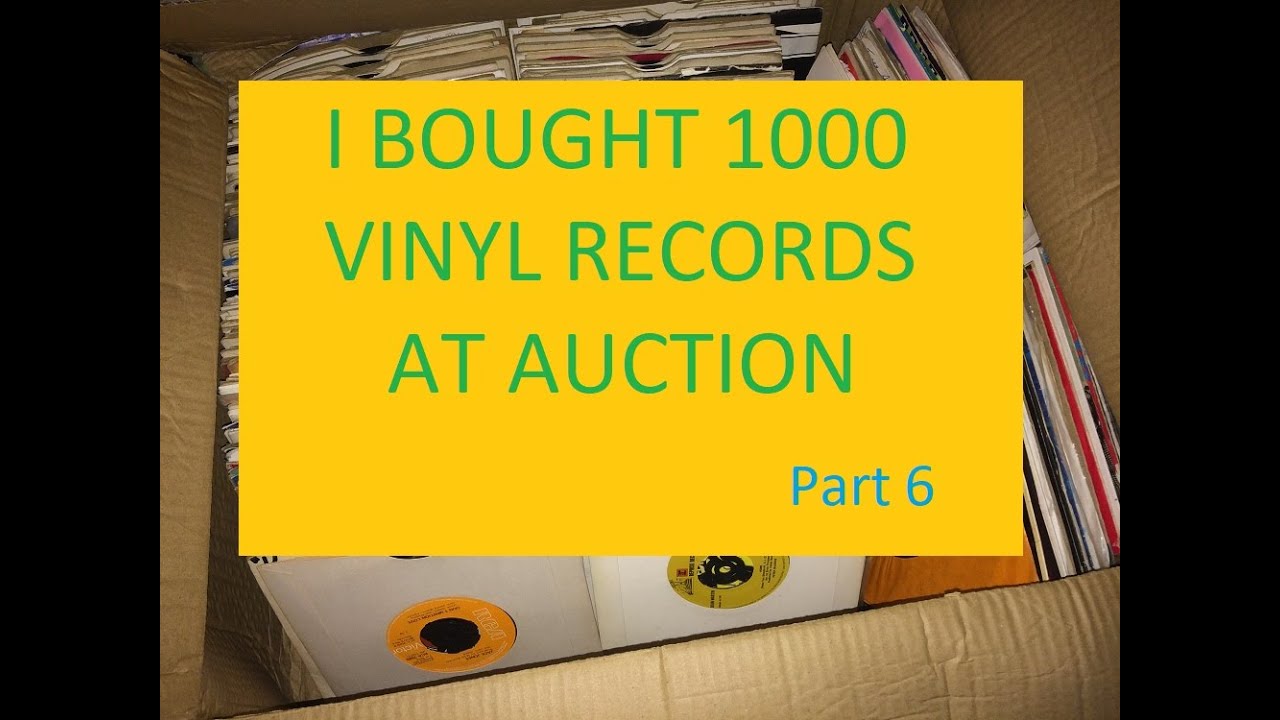 I BOUGHT 1000 VINYL RECORDS AT AUCTION!! WILL I FIND ANY HIDDEN GEMS THIS TIME? WATCH TO FIND OUT!!