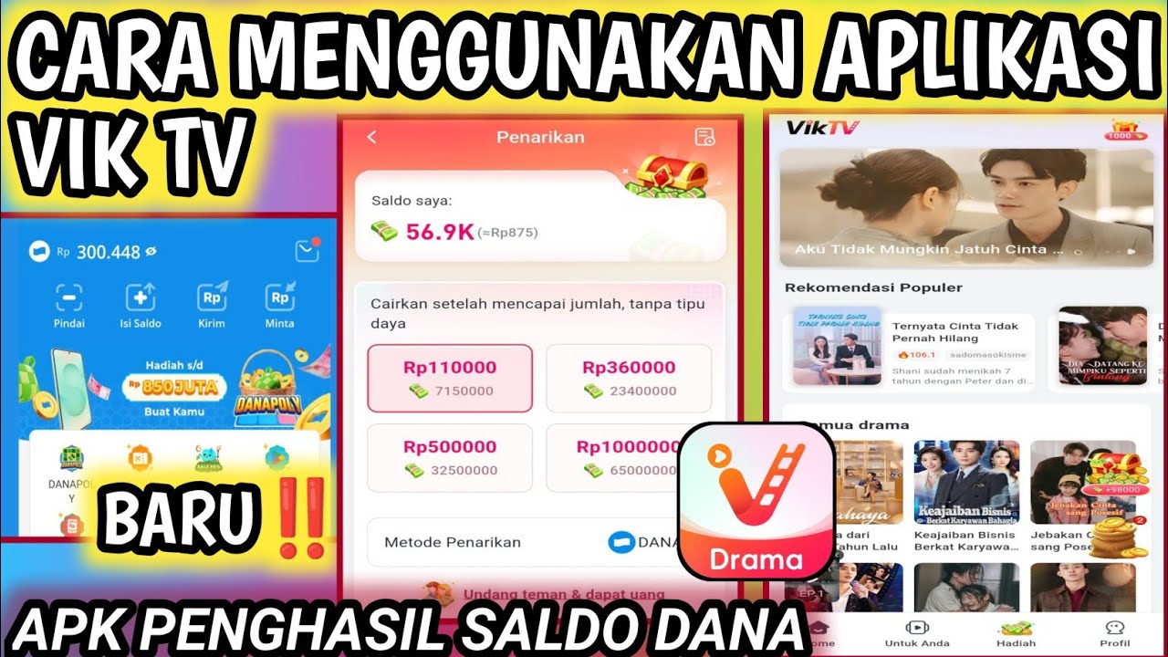 Cara Menggunakan Aplikasi Vik TV || Cara Pakai Aplikasi Vik TV