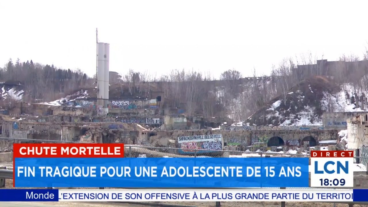 Shawinigan: chute mortelle d’une ado dans une usine abandonnée