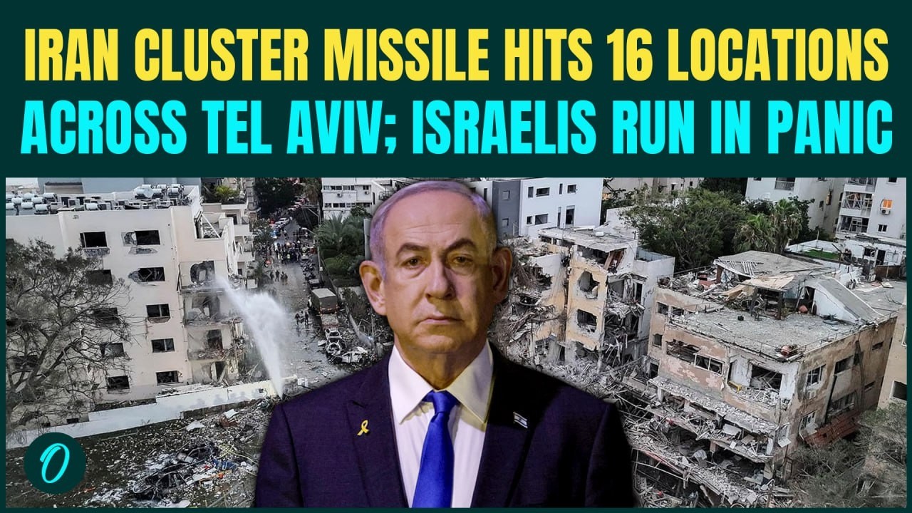 Iran BOMBS Tel Aviv BREAKING: Missiles POUND 16 Locations in ONE HIT| IRAN Fires Deadly Cluster Bomb