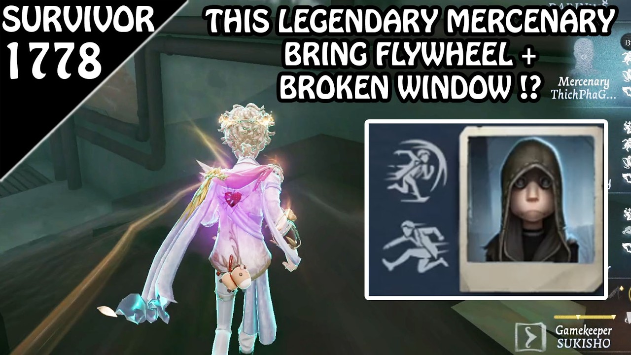 Crazy Mercenary Alert !! - #IdentityV