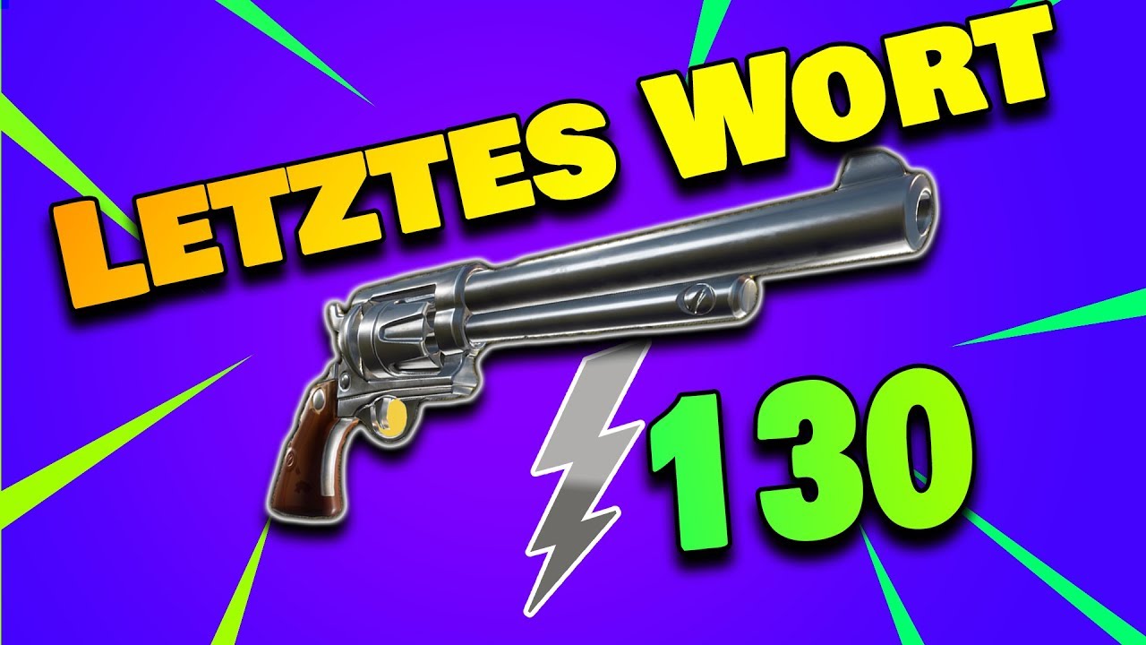 Blitz 130 Letztes Wort | Fortnite Rette die Welt